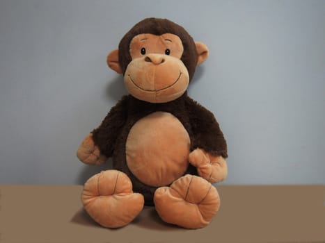 children's soft toy monkey with a kind face