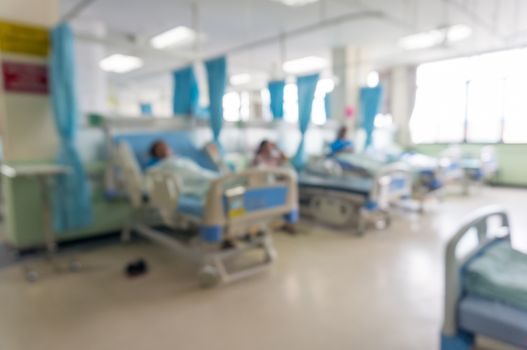 Patients in hospital, Abstract Blur or Defocus Background