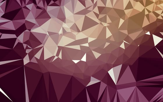 Abstract low poly background, geometry triangle, mosaic pastel color background