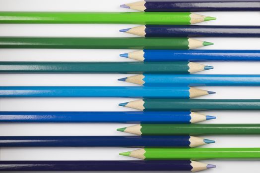 Collection of colorful pencils as a background picture
