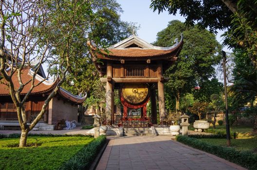 The Temple of Literature in Hanoi, Vietnam.