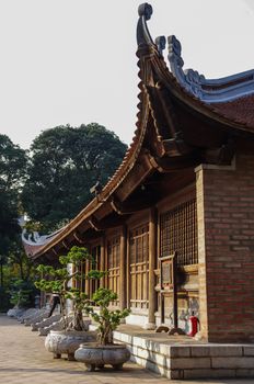 The Temple of Literature in Hanoi, Vietnam.