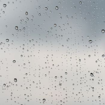 Raindrops on a glass texture