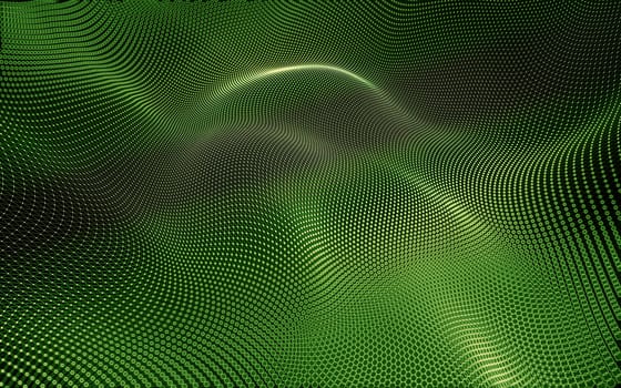 Abstract polygonal space low poly dark background with connecting dots and lines. Connection structure. 3d rendering