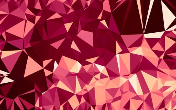 Abstract low poly background, geometry triangle, mosaic pastel color background