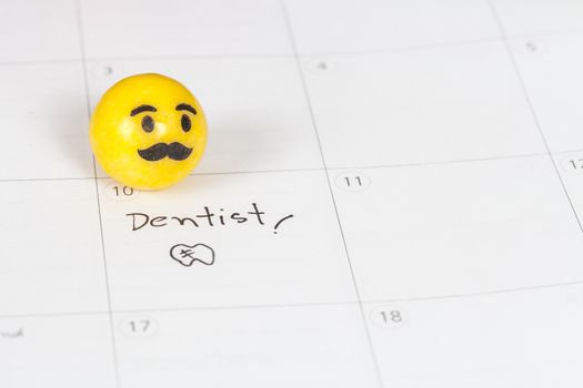 The words Doctor written on a Calendar to Remind you an Important Appointment