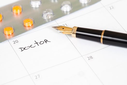 Reminder "Doctor appointment" in calendar 