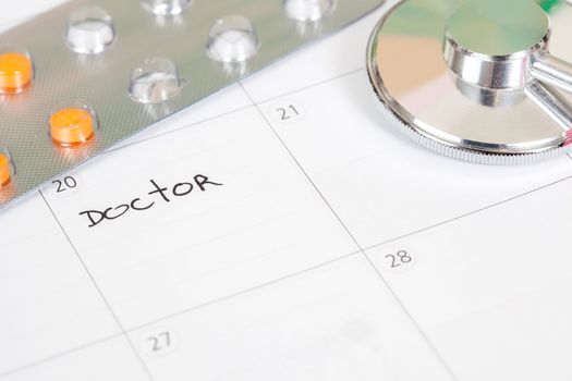 Reminder "Doctor appointment" in calendar