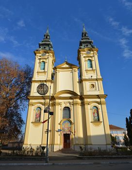 Lugoj City Romania Baroque Orthodox Cathedral landmark architecture