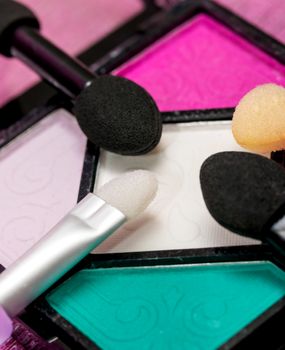 Cosmetic Eye Makeup Indicating Beauty Products And Face