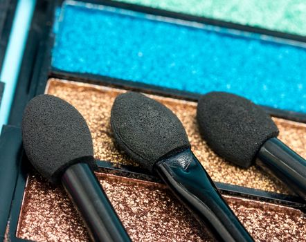 Eye Shadow Showing Beauty Products And Cosmetics