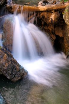 Waterfalls in the Italian Dolomites near Cortina