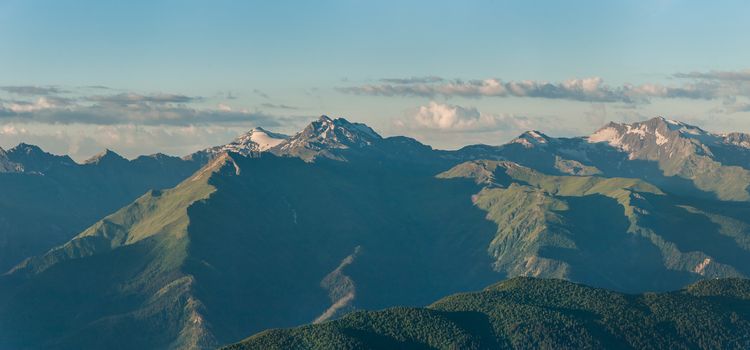 Beautiful mountain landscape, panorama