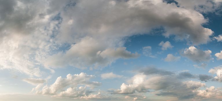 Beautiful clouds in sky, for design