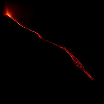 Eruption etna of december 2015.