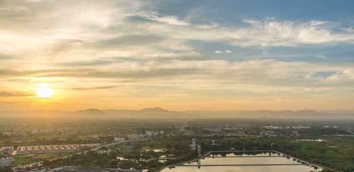 View of Downtown Prachuap Khiri Khan District from Thailand