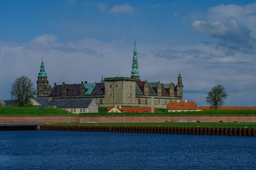 Castle and fortoress of Kronborg, home of Shakespeare's Hamlet. Denmark