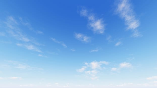 Cloudy blue sky abstract background, blue sky background with tiny clouds, 3d rendering

