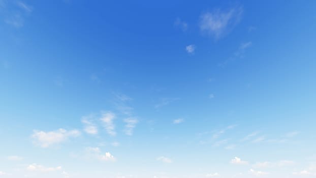 Cloudy blue sky abstract background, blue sky background with tiny clouds, 3d rendering

