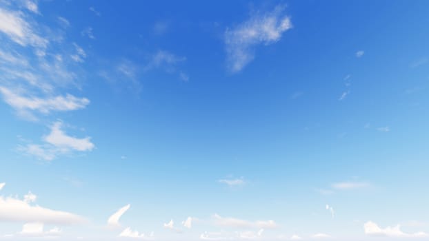 Cloudy blue sky abstract background, blue sky background with tiny clouds, 3d rendering

