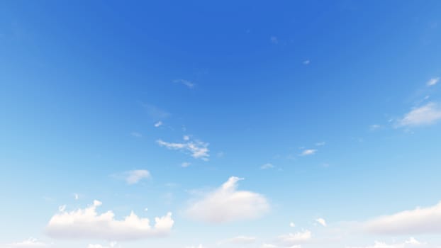 Cloudy blue sky abstract background, blue sky background with tiny clouds, 3d rendering

