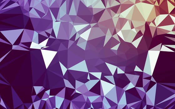 Abstract low poly background, geometry triangle, mosaic pastel color background