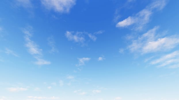 Cloudy blue sky abstract background, blue sky background with tiny clouds, 3d rendering

