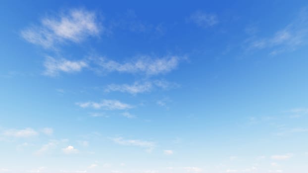 Cloudy blue sky abstract background, blue sky background with tiny clouds, 3d rendering

