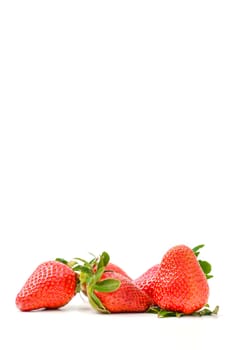 strawberry isolated on white background