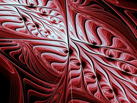 Abstract diagonal embossed pattern - computer-generated image. Fractal geometry - curves, woven in intricate ornament. Digital art for covers, posters, web design
