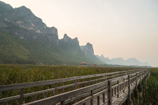 The mountain landscape in thailand