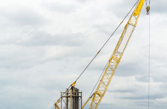 Construction crane hook.