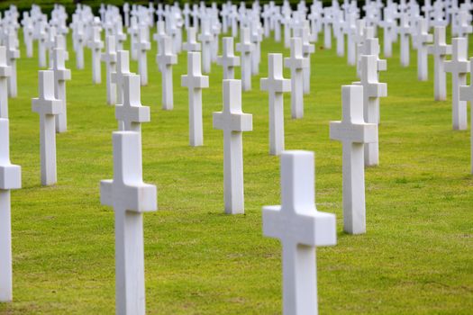 NETTUNO - April 06: Tombs, American war cemetery of the American Military Cemetery of Nettuno in Italy, April 06, 2015 in Nettuno, Italy.