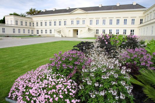 HANNOVER, GERMANY - 30 JULY: It's ranks the most important gardens in Europe. The Large Gardens in Herrenhausen gardens in Hanover, German on July 30,2014.