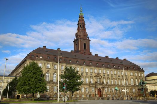 Christiansborg Palace in early morning, Copenhagen, Denmark