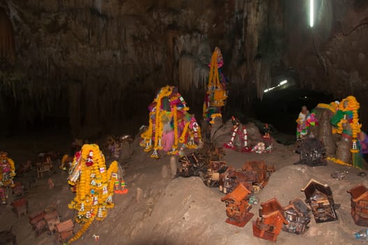 Sea Cave Kao-Kob in Trang Thailand. Sea Cave Kao-Kob is one of the most adventure place for traveller to paddle on boat to the beautiful cave.