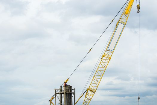 Construction crane hook in thailand