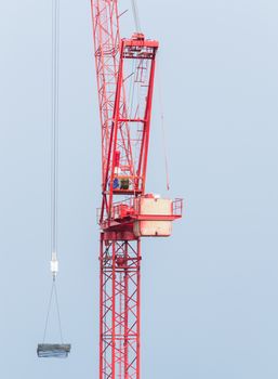 Construction crane hook.