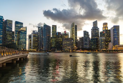 Singapore Cityscape Marina Bay