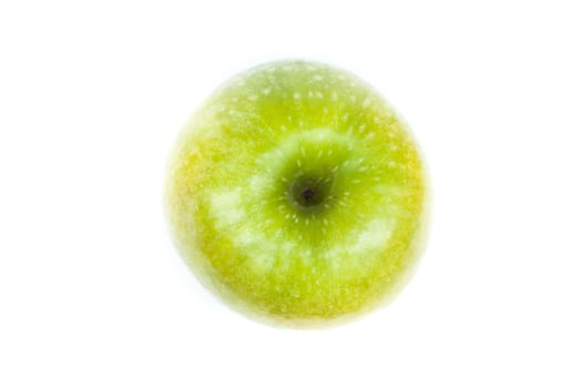 Green apple on white background, stock photo