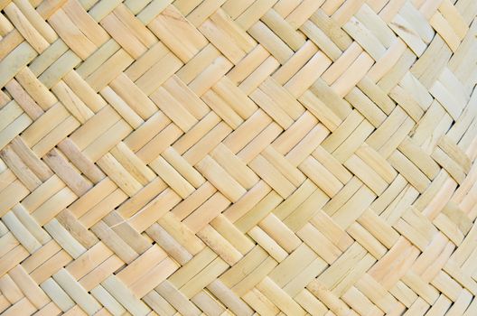 Bamboo mat background, handmade texture