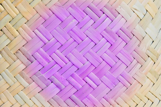 Bamboo mat background, handmade texture