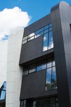 Modern building, architecture, view from outside