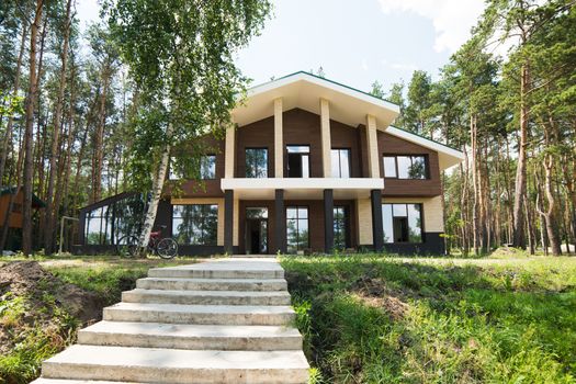 New big cottage home in forest