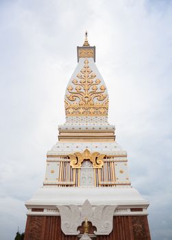 Phra That Phanom pagoda in Wat Phra That Phanom, Nakhon Phanom, Thailand, stock photo