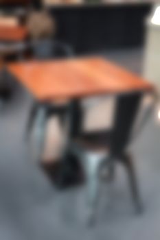 Abstract blurred background in coffee shop, stock photo