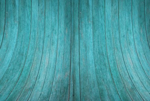 Blue wood wall curve texture background, stock photo