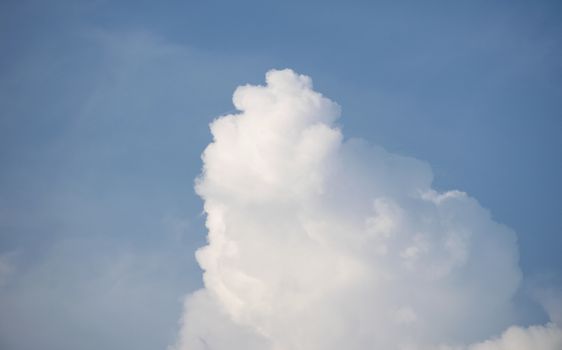 Clouds blue sky background.