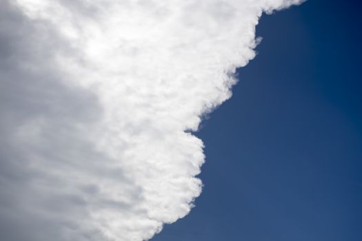 Clouds blue sky background.