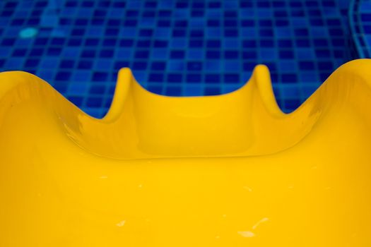 Pool Slide Swimming public pool slide blue water outdoors